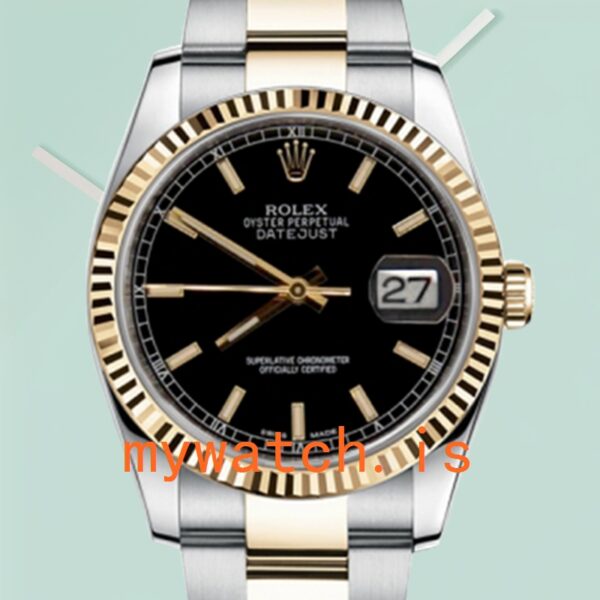 Rolex Datejust 36mm 116233BKSO Mens Stainless Steel: A Timeless Masterpiece