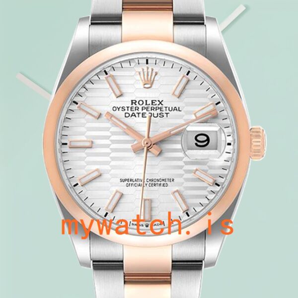 Rolex Datejust m126201-0034 36mm Mens Silver Fluted Dial: A Timeless Masterpiece