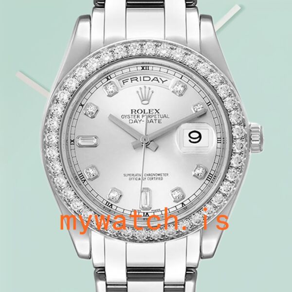 Rolex Pearlmaster 18946 36mm Unisex Silver Dial Silver-tone: A Timeless Elegance