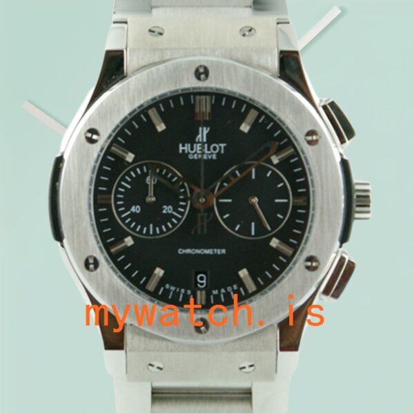 Hublot Classic Fusion ClassicFusionBK005 Mens 44mm Silver-tone Stainless Steel: Authentic vs. Replica
