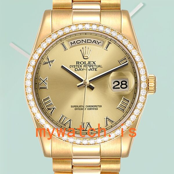 Rolex Day-Date m128239-0007 36mm Mens Automatic Silver-tone: A Timeless Masterpiece