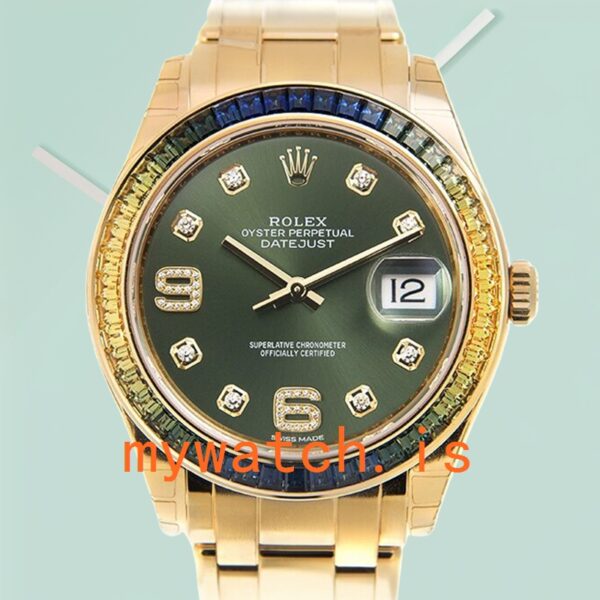 Rolex Pearlmaster 31mm Ladies 86348SABLV-42748 Green Dial: Luxurious Timepiece Analysis