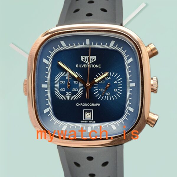 Tag Heuer Silverstone SilverstoneBLSR-002 Men 43mm Stainless Steel Rubber Band: Genuine vs. Replica