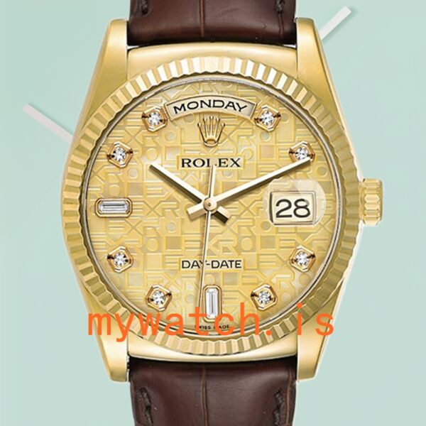 Rolex Day-Date M118138-0087: Genuine vs. Replica – A Detailed Comparison