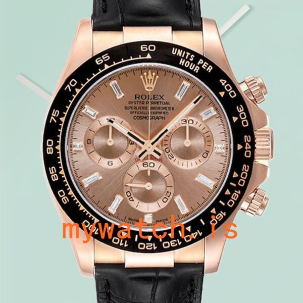 Rolex Daytona 40mm Mens 116515 Leather Strap: A Comprehensive Analysis