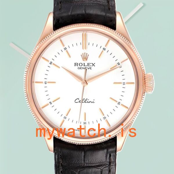 Rolex Cellini 39mm Mens m50505-0021 Leather Strap: Genuine vs. Replica