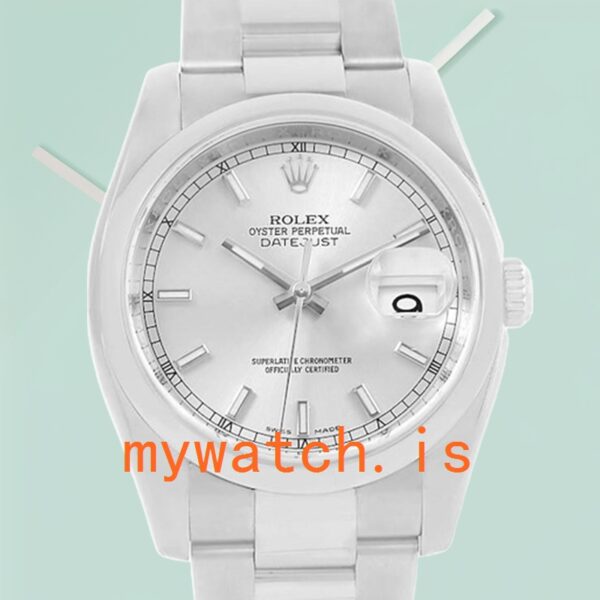 Rolex Datejust 116200SSO 36mm Men’s Oyster Bracelet: A Timeless Classic