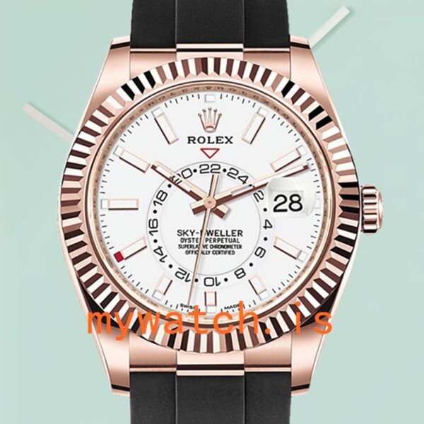 Rolex Sky-Dweller 42mm Mens m326235-0004 White Dial Stainless Steel: Authentic vs. Replica