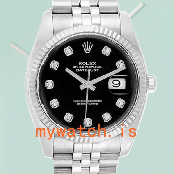 Rolex Datejust 116234BKDJ 36mm Men’s Black Dial Bracelet: A Timeless Classic