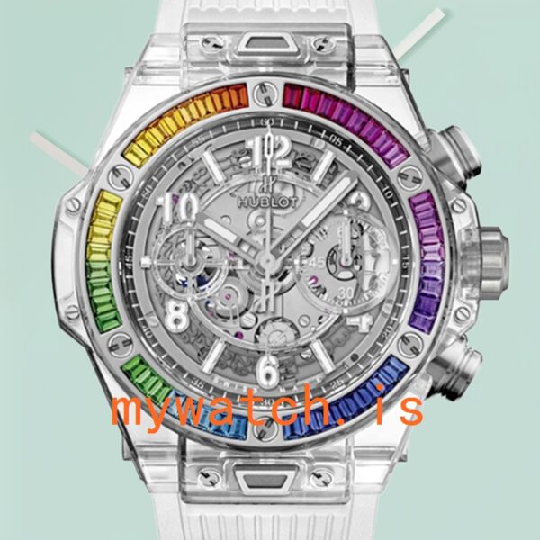 Hublot Big Bang 411.JX.4802.RT.4099 45mm Men’s Rubber Band Transparent: A Masterpiece of Innovation