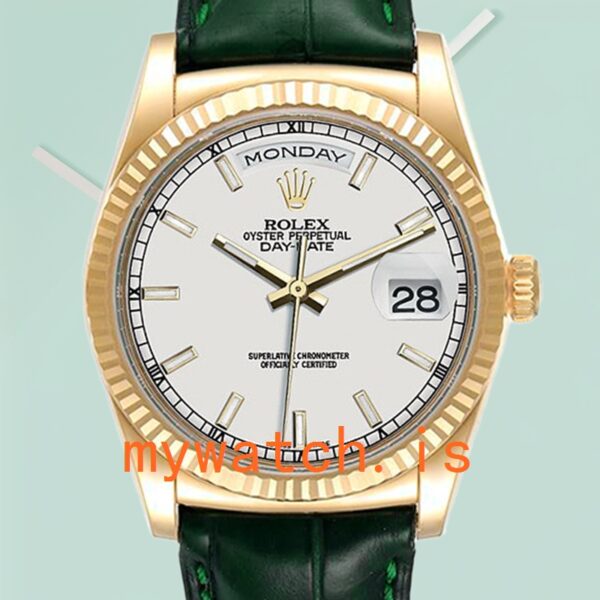 Rolex Day-Date M118138-0123 36mm Mens Stainless Steel: Genuine vs. Replica Analysis