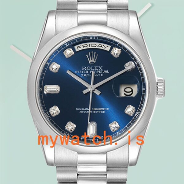 Rolex Day-Date 36mm 118206 Mens President Bracelet Automatic: Genuine vs. Replica