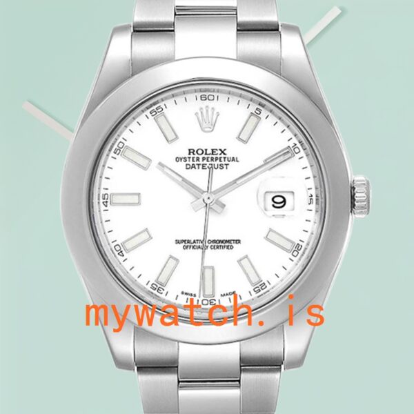 Rolex Datejust Men’s 41mm 116300WSO Silver-tone Stainless Steel: A Comprehensive Analysis