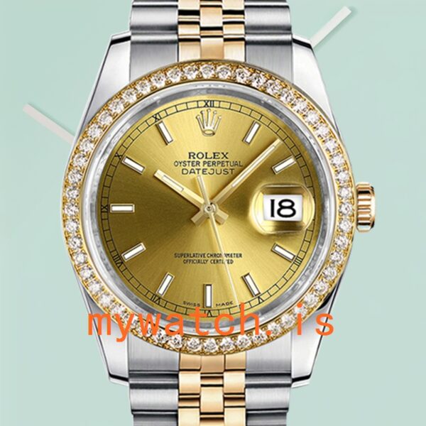 Rolex Datejust 36mm 116243CSJ Mens Silver-tone: Authentic vs. Replica