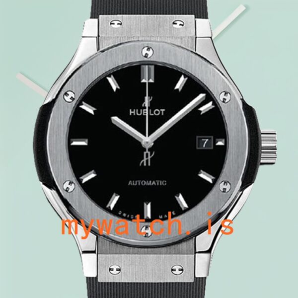 Hublot Classic Fusion Ladies 582.NX.1170.RX 33mm Silver-tone Automatic: Genuine vs. Replica
